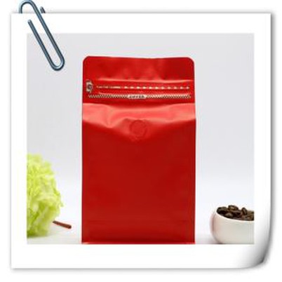 Odore prova zip serratura borsa caffè sacchetto di alluminio con valvola