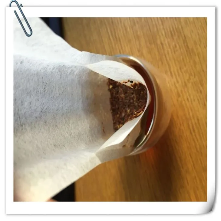 tea bag with tongue for green tea